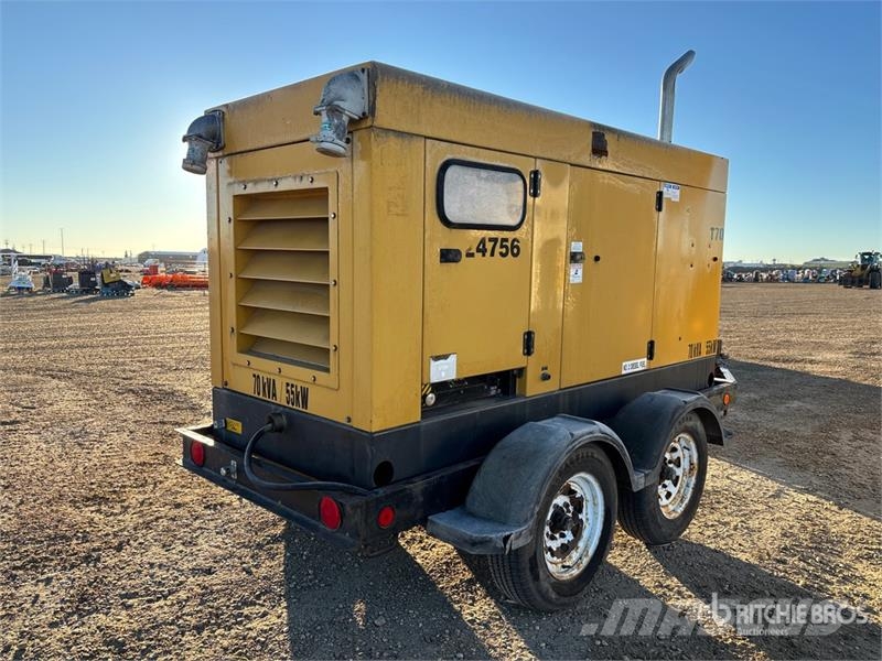 Terex 0T70P 60 kW Mobile Generator Set Diesel Generators