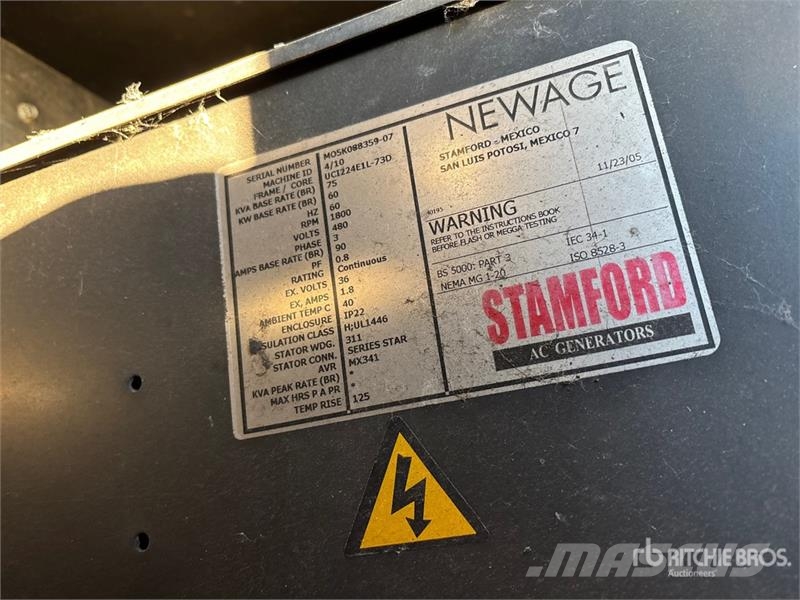 Terex 0T70P 60 kW Mobile Generator Set Diesel Generators