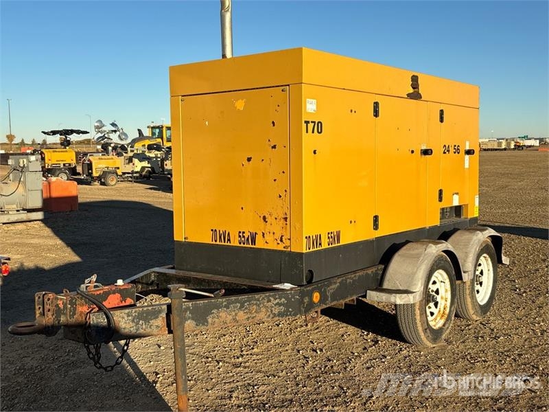 Terex 0T70P 60 kW Mobile Generator Set Diesel Generators