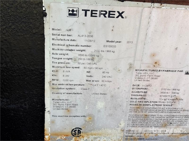 Terex AL4 Lichtmasten