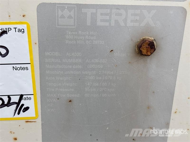 Terex AL4000 أبراج خفيفة