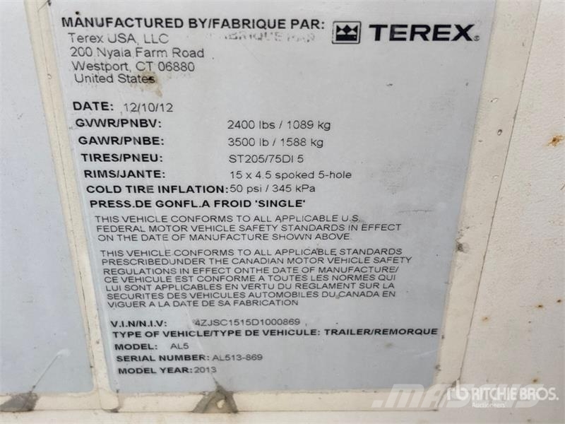 Terex AL5 Lichtmasten