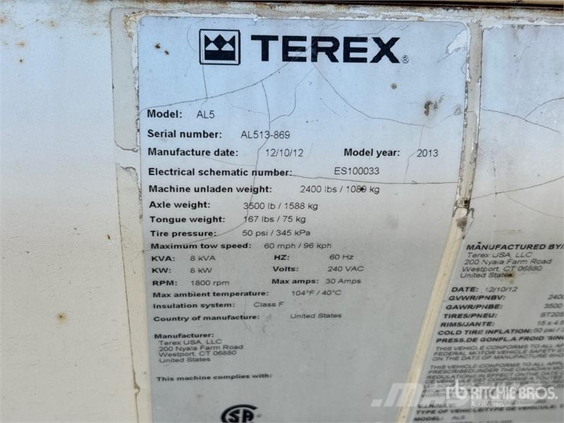 Terex AL5 Lichtmasten