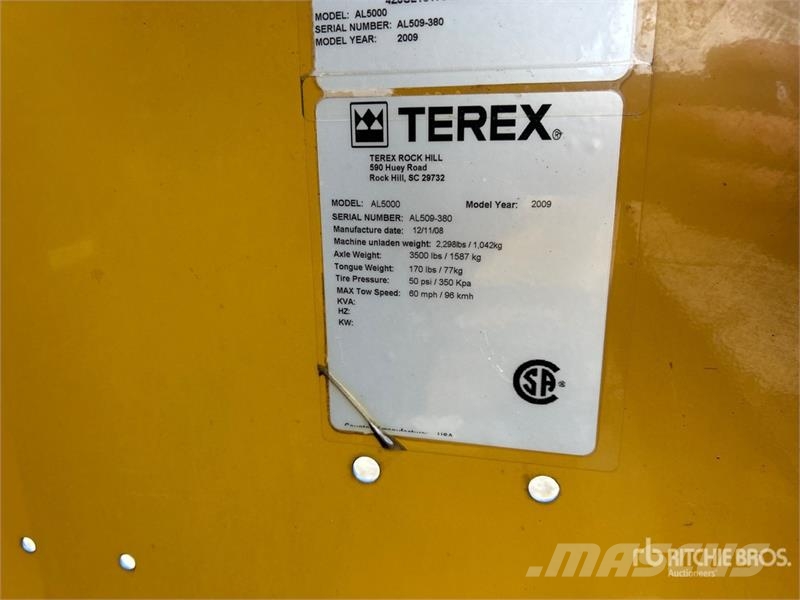 Terex AL5000 أبراج خفيفة