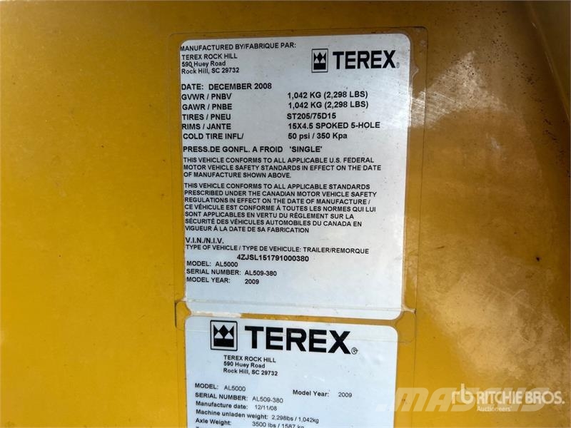 Terex AL5000 أبراج خفيفة