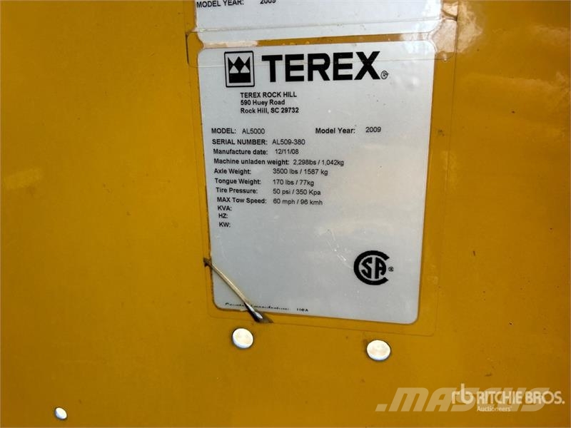 Terex AL5000 أبراج خفيفة