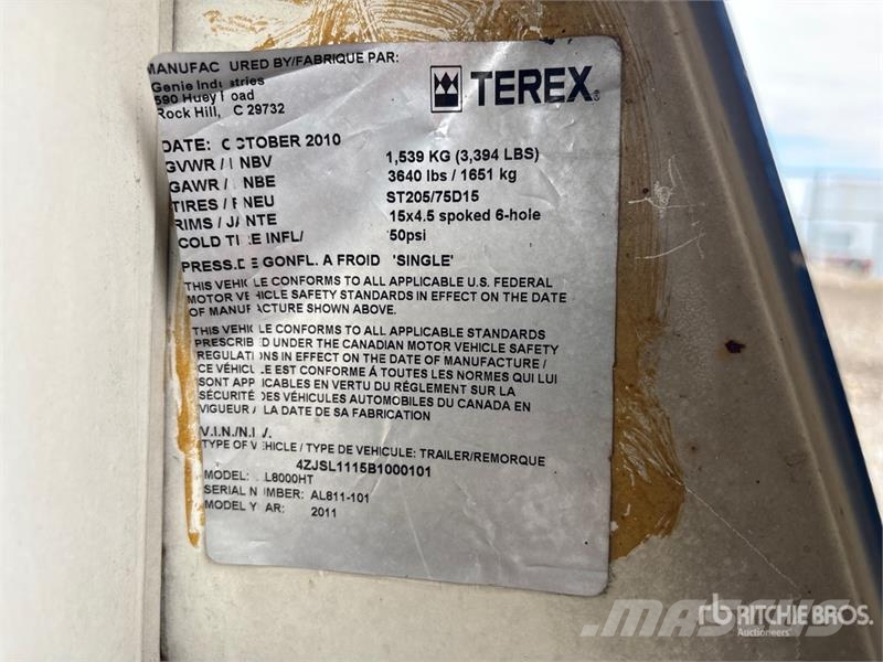 Terex AL8000HT Освітлювальні вежі