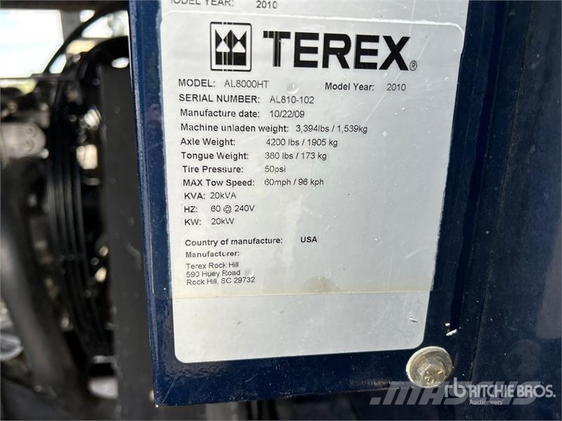 Terex AL8000HT Освітлювальні вежі