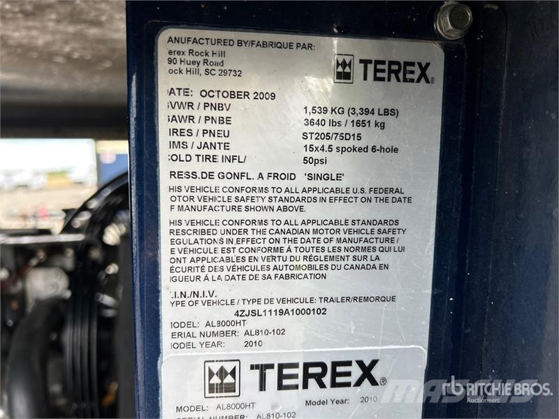 Terex AL8000HT Освітлювальні вежі