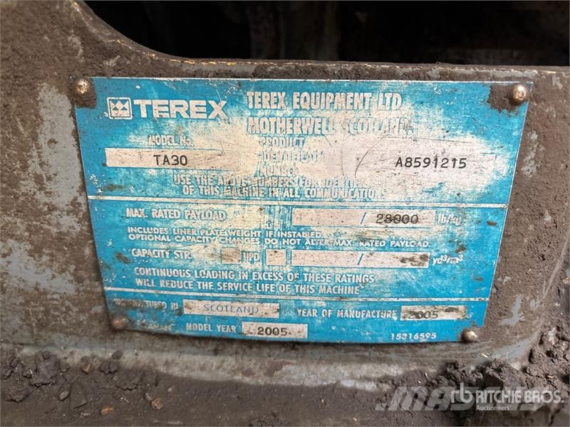 Terex TA30 Zglobni demperji