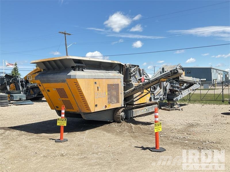 Tesab 1125TR Tracked Impact Crusher Plant Pezzi di ricambio per lo smaltimento rifiuti/riciclaggio