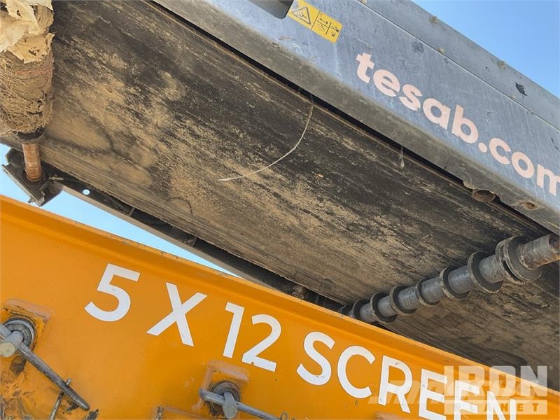 Tesab 1125TR Tracked Impact Crusher Plant Pezzi di ricambio per lo smaltimento rifiuti/riciclaggio