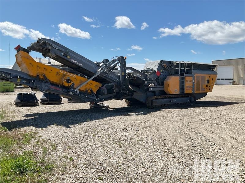 Tesab 1125TR Tracked Impact Crusher Plant Pezzi di ricambio per lo smaltimento rifiuti/riciclaggio