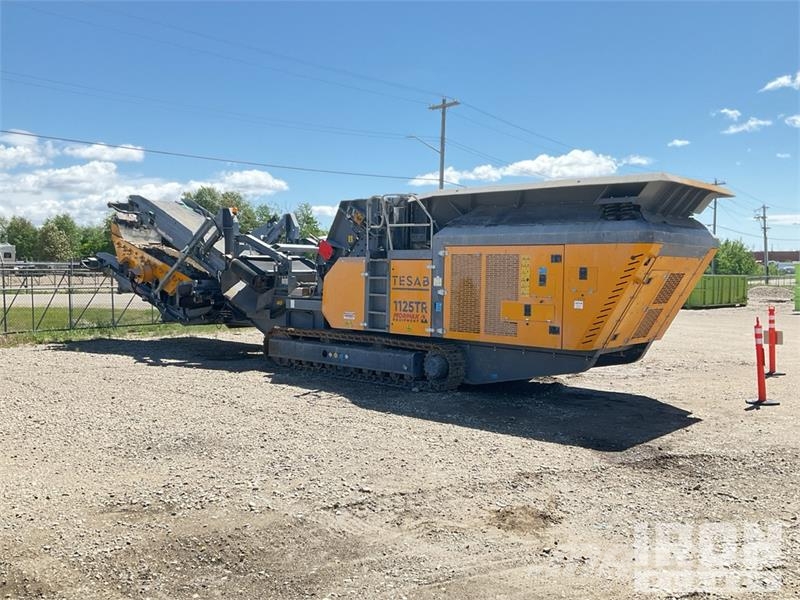 Tesab 1125TR Tracked Impact Crusher Plant Pezzi di ricambio per lo smaltimento rifiuti/riciclaggio