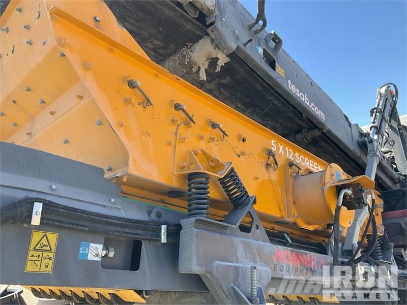 Tesab 1125TR Tracked Impact Crusher Plant Pezzi di ricambio per lo smaltimento rifiuti/riciclaggio