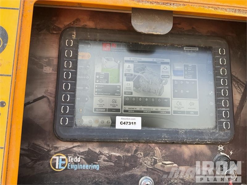 Tesab 1125TR Tracked Impact Crusher Plant Pezzi di ricambio per lo smaltimento rifiuti/riciclaggio