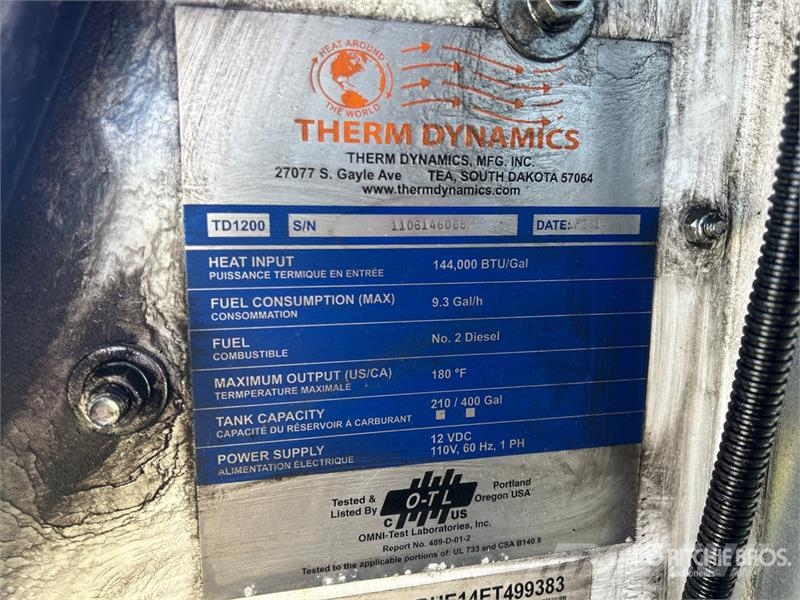 Therm Dynamic TD1200 144000 BTU Space Heater (Inop Kühl- und Heizsysteme