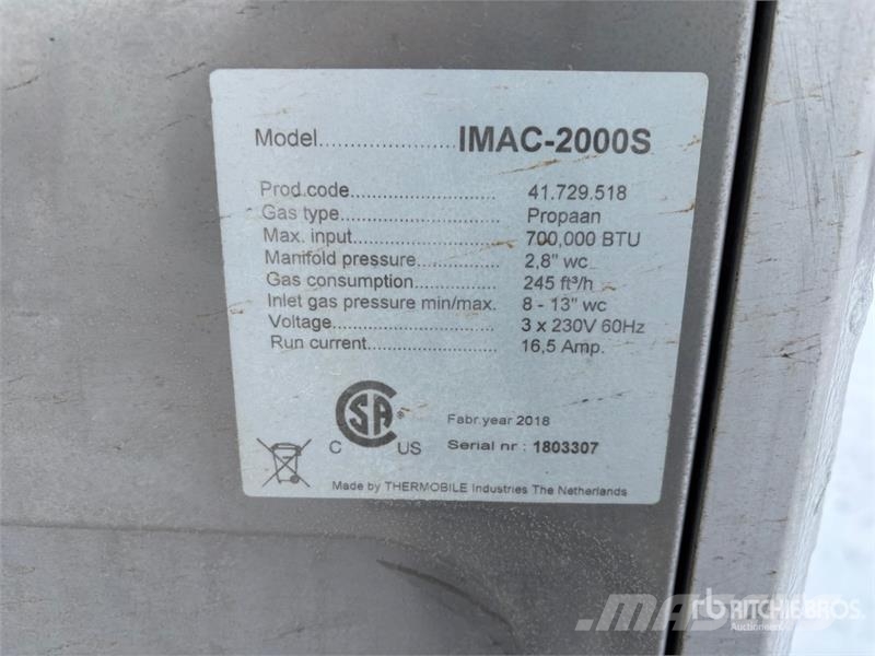 Thermobile IMAC 2000S Kütte- ja sulatusseadmed