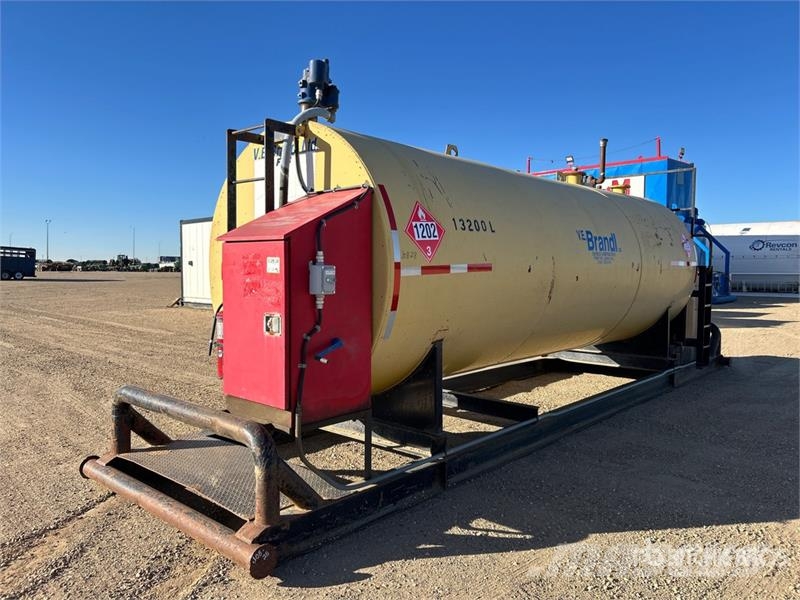 Tidy Tanks 15000 L Skid Mounted Steel Fuel Tank Degvielas un piedevu tvertnes