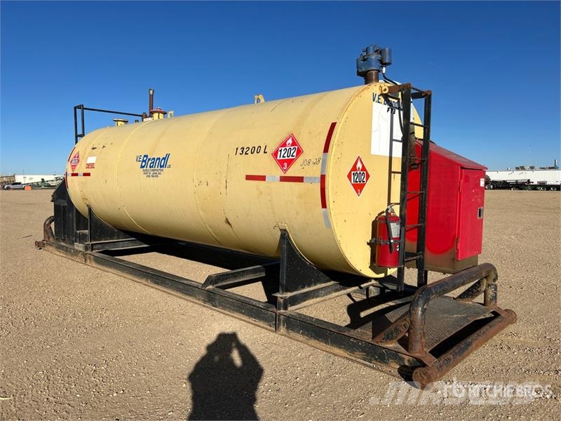 Tidy Tanks 15000 L Skid Mounted Steel Fuel Tank Degvielas un piedevu tvertnes