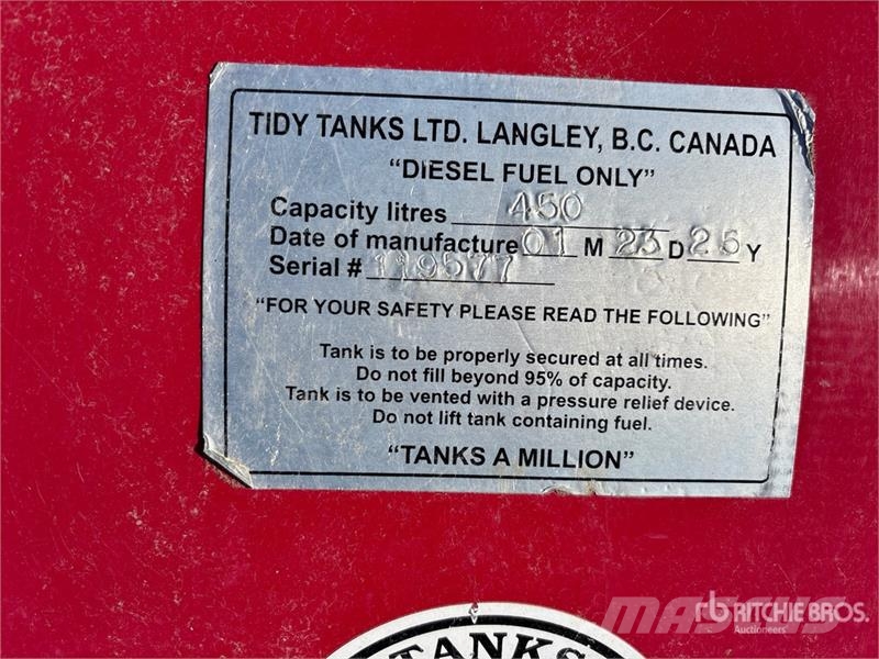 Tidy Tanks 450 L Portable Steel Fuel Tank Паливні та присадочні баки
