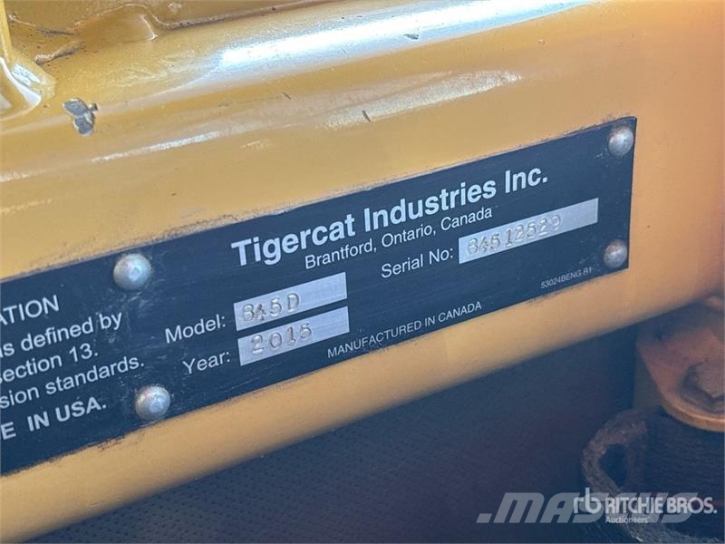 Tigercat 845D Track Feller Buncher Zaru savācēji