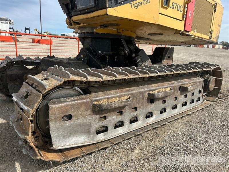 Tigercat L870C Leveling Track Feller Buncher Talador apilador
