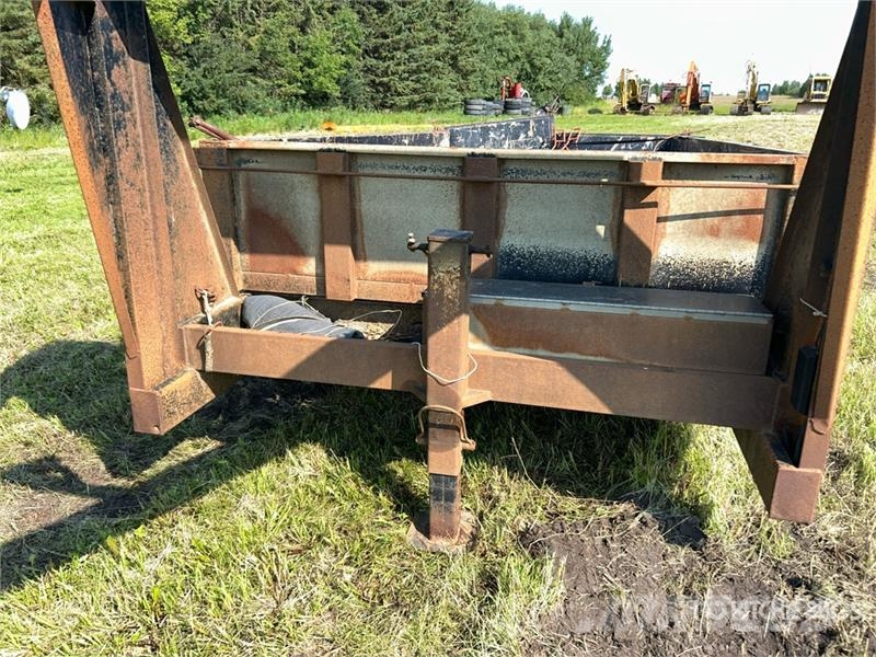 Titan 14 ft T/A Gooseneck End Dump Trailer Tipphengere