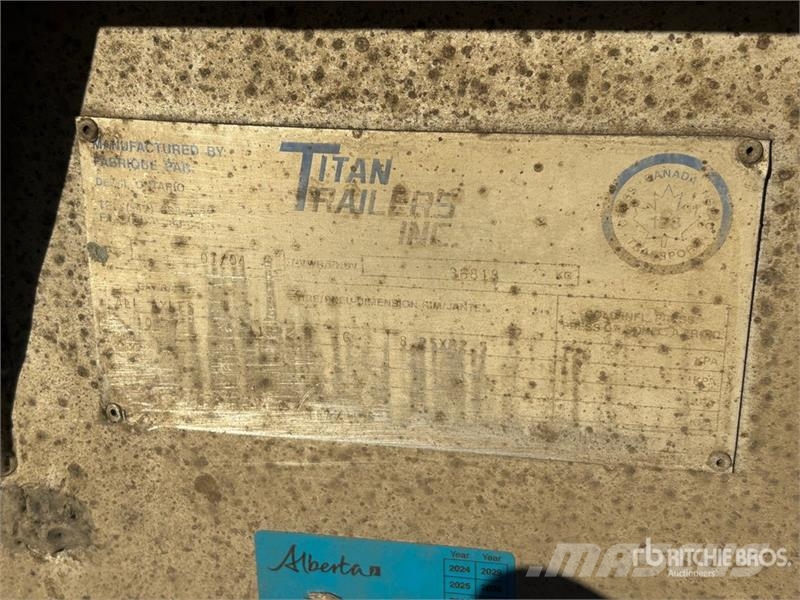 Titan 53 ft x 102 in Tri/A Moving Floor Open-Top Chip Tr Prikolice za piljevinu