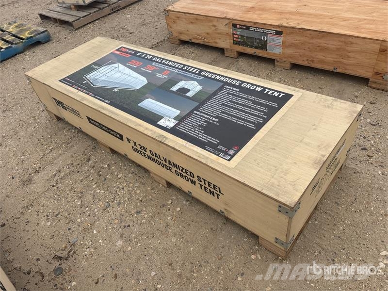 TMG GH826 8 ft x 26 ft Greenhouse (Unused) مكونات أخرى