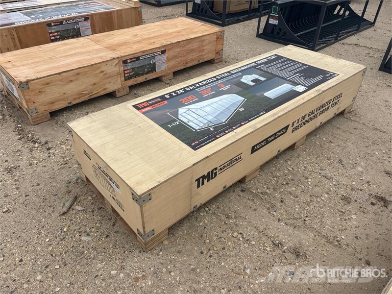 TMG GH826 8 ft x 26 ft Greenhouse (Unused) مكونات أخرى