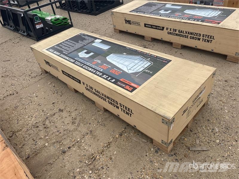 TMG GH826 8 ft x 26 ft Greenhouse (Unused) مكونات أخرى