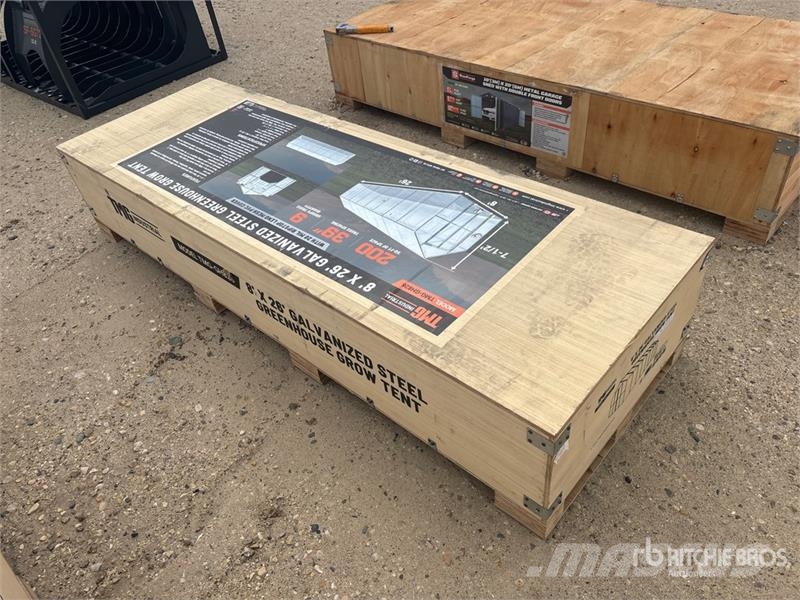 TMG GH826 8 ft x 26 ft Greenhouse (Unused) مكونات أخرى
