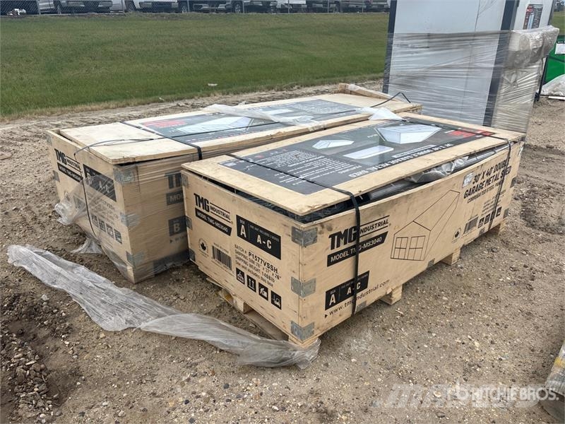 TMG MS3040 30 ft x 40 ft Double Garage Metal Shed (Unu Stahlrahmenaufbauten