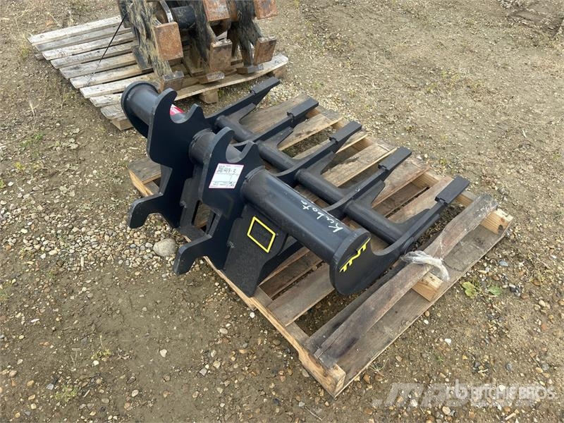 TNT 42 in Q/C Excavator Rake - Fits U55/KX57 (Unus Rakes and tedders