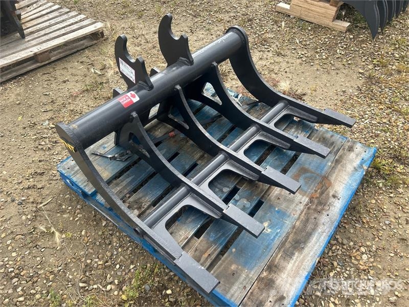 TNT 42 in Q/C Excavator Rake - Fits WBM 50/60 (Unu Rakes and tedders