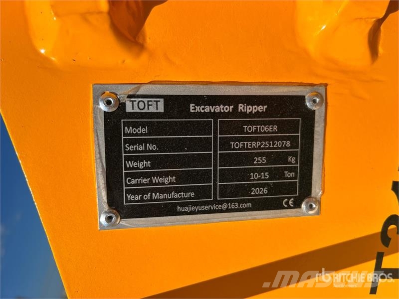 TOFT 06ER fits to 10-15 ton Excavator Ripper (Unus Spulchniarki