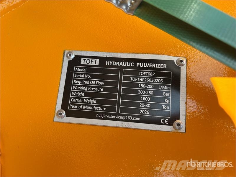  TOFT 08P 17 in Demolition Pulverizer - Fits Cat 32 جراشات البناء