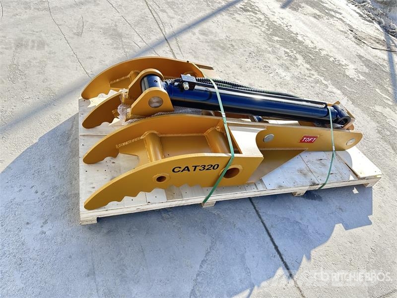 TOFT 08T Excavator Thumb - Fits Cat 320 / 20 - 25 Kašike / Korpe