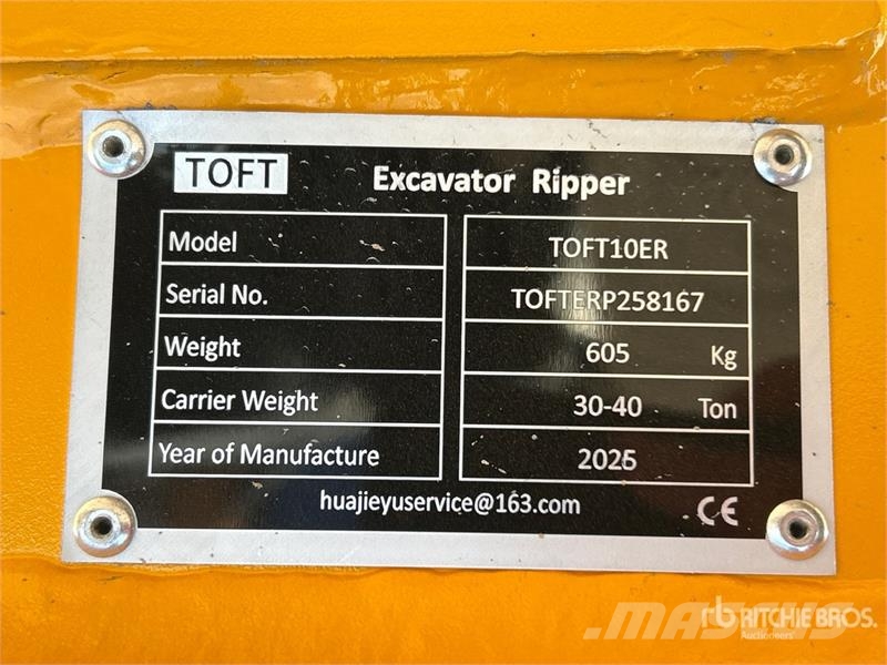 TOFT 10ER 42 in Excavator Ripper - Fits Cat 336 / Скарификатор