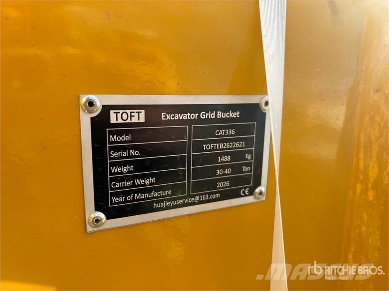 TOFT CAT336 48 in Skeleton Excavator Bucket - Fits バケット