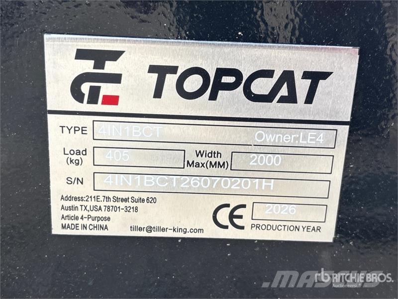 Top Cat Cat 4IN1BCT 75 in Multi-Purpose Skid Steer Godet