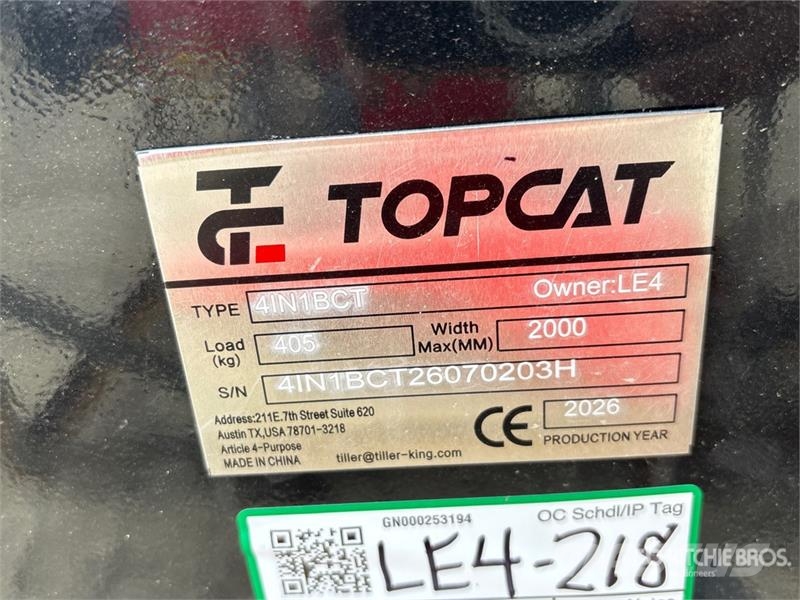 Top Cat Cat 4IN1BCT 75 in Multi-Purpose Skid Steer Godet