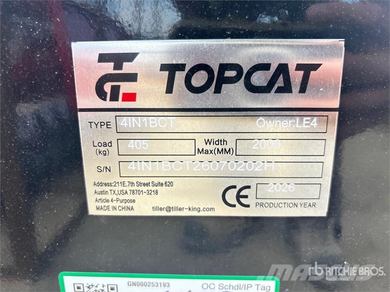 Top Cat Cat 4IN1BCT 75 in Multi-Purpose Skid Steer Godet