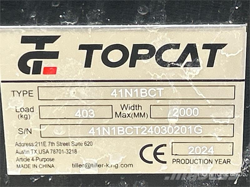 Top Cat Cat 73 in Multi-Purpose Skid Steer Bucket Godet