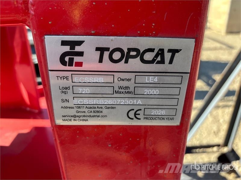 Top Cat Cat ECSSRB Skid Steer Tree Shear (Unused) Rivningssakser