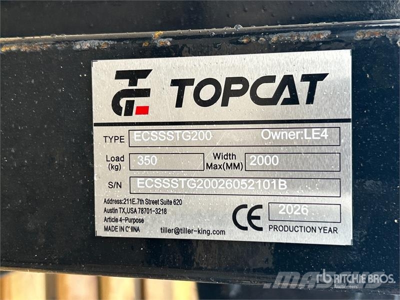 Top Cat Cat ECSSSTG200 Skid Steer Stump Grinder (U Roto drljače i motokultivatori