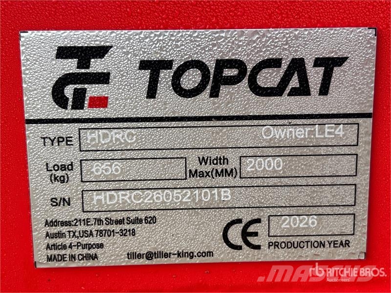 Top Cat Cat HDRC 70 in Skid Steer Brush Cutter (Un Навесные и прицепные косилки