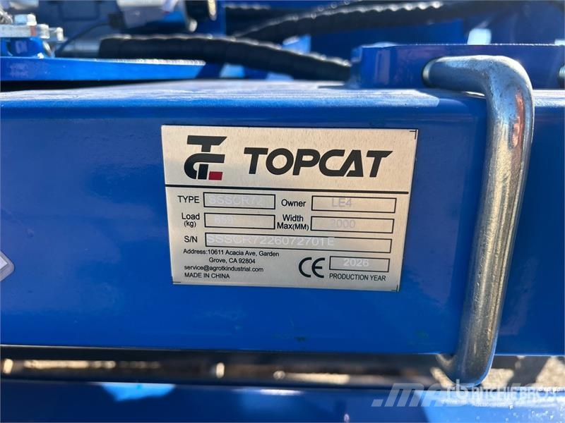  Top Cat Cat SSSCR72 72 in Skid Steer Power Rake (U Kreiselheuer/-wender