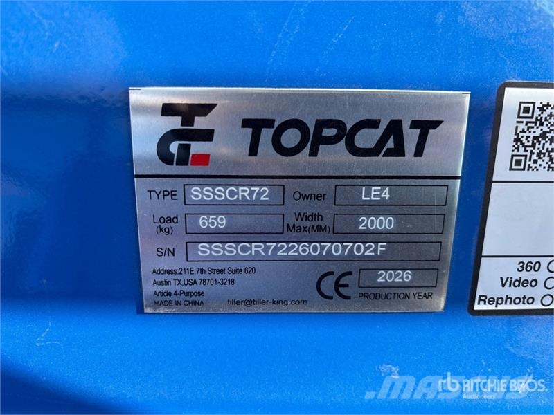 Top Cat Cat SSSCR72 72 in Skid Steer Power Rake (U Okretači i sakupljači sena